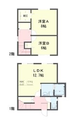 ホワイトハウス伊島の物件間取画像